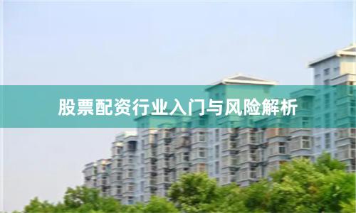 股票配资行业入门与风险解析